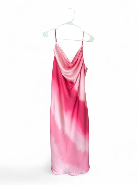Fashion Nova Dresses & Skirts - Y2k Satin 2x Fashion Nova Pink Satin Midi Dress